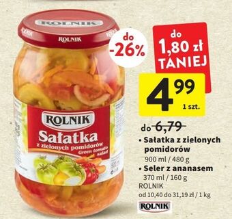Intermarche Sałatka z zielonych pomidorów rolnik oferta