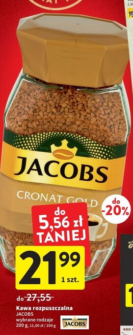 Intermarche Kawa jacobs cronat gold oferta