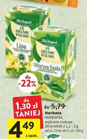 Intermarche Herbatka lipa herbapol zielnik polski oferta