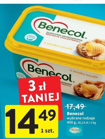 Intermarche Margaryna benecol o smaku masła oferta