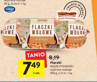 Intermarche Flaczki wołowe w rosole nasze pyszności oferta