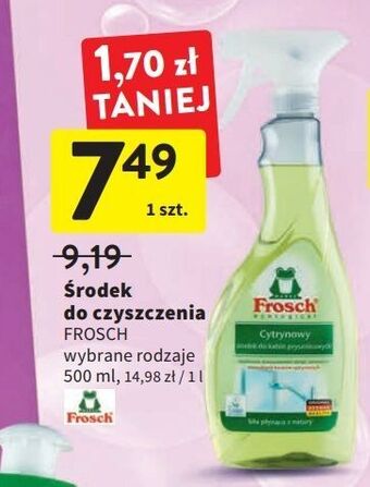 Intermarche Płyn do czyszczenia kabin prysznicowych cytrynowy frosch oferta