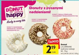 Intermarche Donut z nadzieniem orzechowym la lorraine oferta