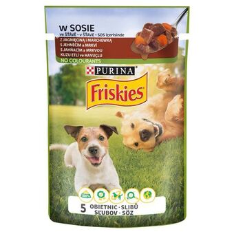 Torimpex Friskies karma dla psów z jagnięciną i marchewką 100 g oferta