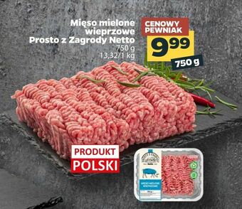 Netto Mięso mielone wieprzowe Prosto z Zagrody Netto oferta