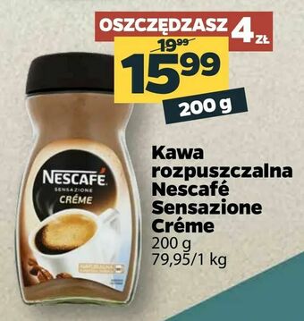Netto Kawa rozpuszczalna Nescafé Sensazione Créme oferta