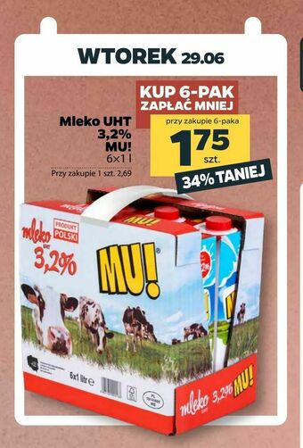 Netto Mleko UHT 3,2% MU! oferta
