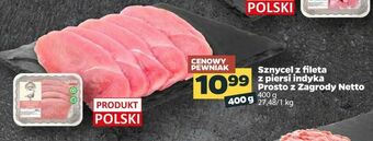 Netto Sznycel z fileta z piersi indyka Prosto z Zagrody Netto oferta