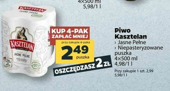 Netto Piwo Kasztelan oferta