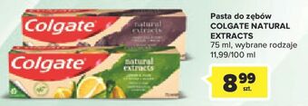 Carrefour Pasta do zębów charcoal & mint colgate natural extracts oferta