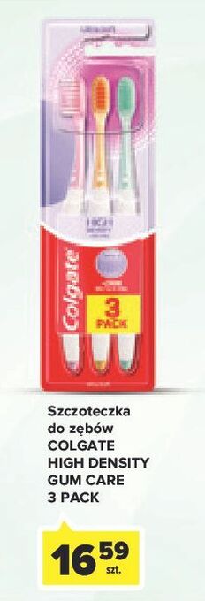 Carrefour Szczoteczka do zębów ultra soft colgate high density oferta