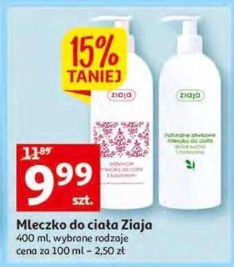 Auchan Naturalne oliwkowe mleczko do ciała skóra sucha i normalna ziaja oliwkowa oferta