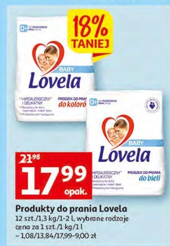 Auchan Płyn do prania lovela baby oferta