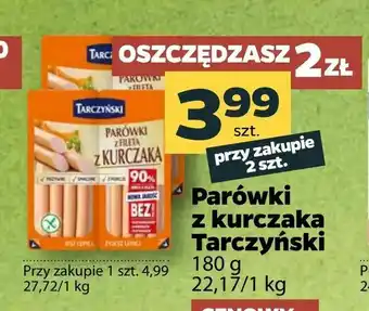 Netto Parówki z kurczaka Tarczyński oferta