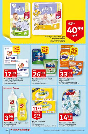 Auchan Pieluchy dla dzieci 2 mini bella baby happy oferta