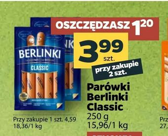 Netto Parówki Berlinki Classic oferta