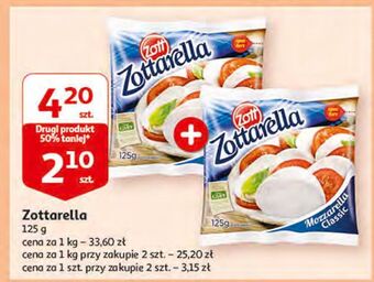 Auchan Ser classic zott zottarella oferta