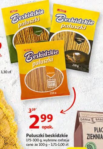 Auchan Paluszki z sezamem aksam beskidzkie oferta