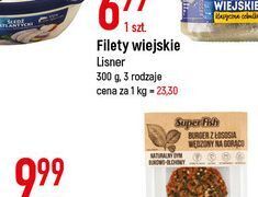 E.Leclerc Burger z łososia wędzony na gorąco czosnkiem superfish oferta