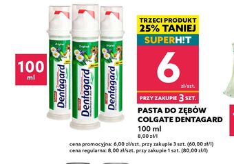 Dealz Pasta do zębów z pompką colgate dentagard oferta