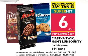 Dealz Ciastka z drażami m&m's m&m's double chocolate cookies oferta