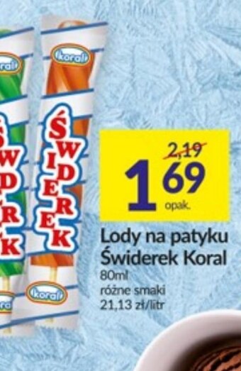 Społem Lody koral oferta