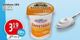 Prim Market Śmietana 18% 400g oferta