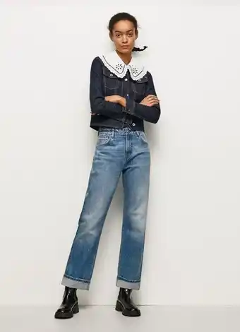 Pepe Jeans Robyn straight fit high waist jeans oferta