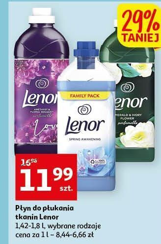 Auchan Płyn do płukania emerald & ivory flower lenor parfumelle oferta