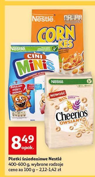 Auchan Płatki śniadaniowe miód i orzeszki corn flakes (nestle) oferta