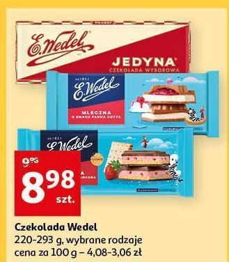 Auchan Czekolada e. wedel jedyna oferta