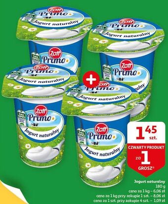 Auchan Jogurt naturalny zott primo oferta