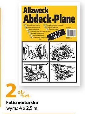 Auchan Folia malarska 4 x 2.5 m oferta