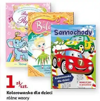 Auchan Kolorowanka samochody oferta