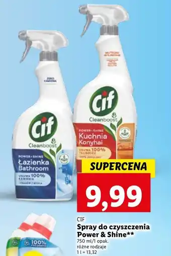 Lidl Płyn do czyszczenia łazienek cif bathroom cleaner oferta