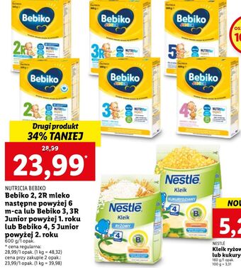 Lidl Mleko 2r bebiko oferta