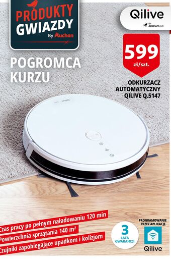 Auchan Odkurzacz automatyczny q.5147 qilive oferta