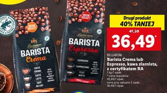 Lidl Kawa bellarom barista crema oferta