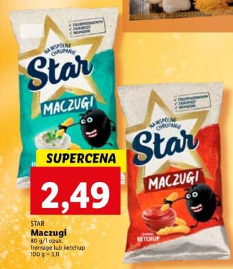 Lidl Chrupki maczugi fromage star oferta