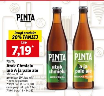 Lidl Piwo pinta a ja pale ale oferta