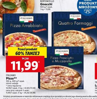 Lidl Pizza arrabbiata italiamo oferta