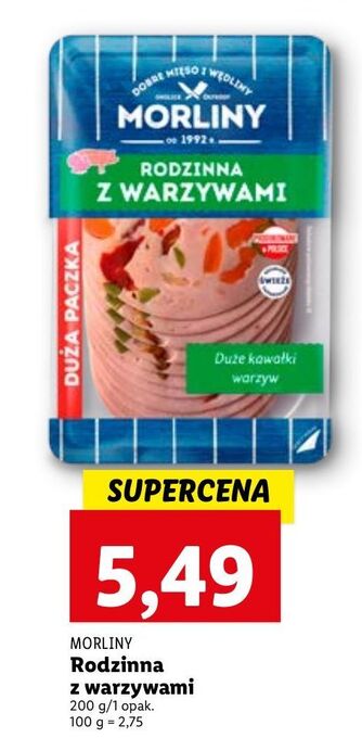 Lidl Szynka rodzinna z warzywami morliny oferta