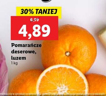 Lidl Pomarańcze deserowe oferta