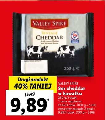 Lidl Ser cheddar vintage valley spire oferta