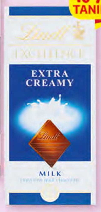 Auchan Lindt excellence czekolada mleczna 100 g oferta