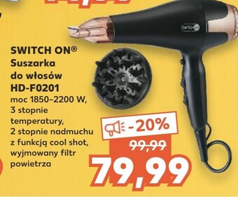 Kaufland Suszarka do włosów switch on oferta