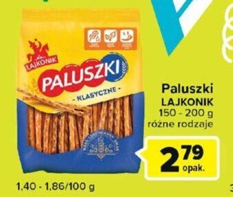 Carrefour Lajkonik Paluszki 150-200 g oferta