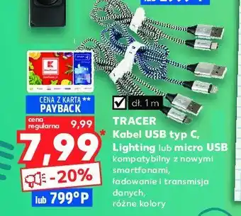 Kaufland Kabel usb - micro usb 1m oferta