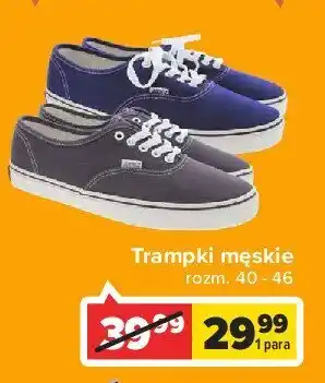 Carrefour Trampki męskie rozm. 40-46 oferta