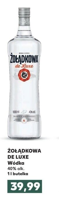 Kaufland Żołądkowa de Luxe wódka 40% 1l oferta